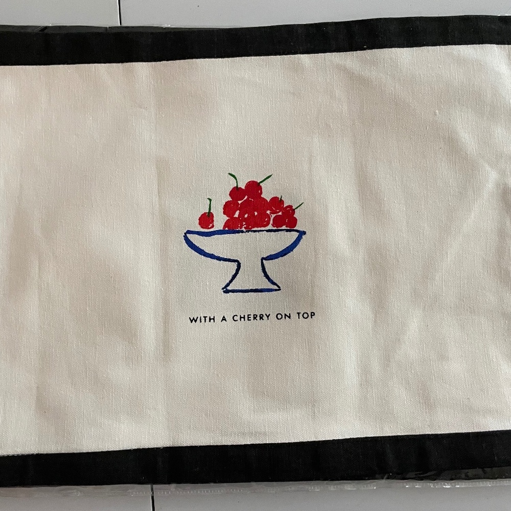Kate Spade Placemats-Set of 4- Pretty Pantry-Take the Cake-NWT